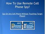 Remote Cell Phone Spy Software Without Target Phone Photos