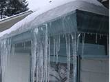 Melting Ice In Gutters Pictures