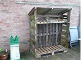 Firewood Storage Rack Pallets Photos