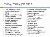 Sales And Marketing Job Titles Photos