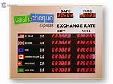 Currency Exchange Board Photos