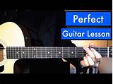 Pictures of Perfect Guitar Lesson