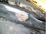 Pictures of Motorcycle Gas Tank Hole Repair