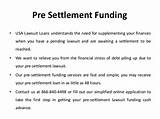 Photos of Pre Settlement Funding Loans