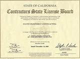 Consulting License California Photos