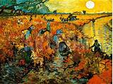 Pictures of Van Gogh Red Vineyard Worth