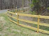 Pictures of Two Rail Wood Fence