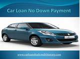 No Down Payment No Credit Car Loans
