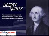 Pictures of George Washington Liberty Quotes