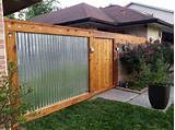 Corrugated Steel Fence Pictures