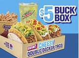 Taco Bell Five Dollar Box Menu Photos
