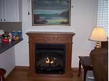 Vent Free Gas Fireplace With Mantel