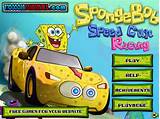 Spongebob Racing Car Games Pictures