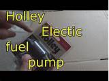Pictures of Holley Electric Fuel Pump