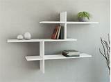 Photos of White Floating Wall Shelves