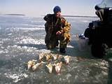 Lake Erie Ice Fishing Images