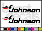 Pictures of Johnson Boat Motor Decals