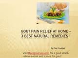 Quick Home Remedies For Gout