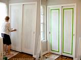 Photos of Painting Sliding Closet Doors