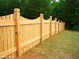 Installing Wood Fencing Photos