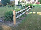 Split Wood Fence Pictures