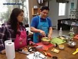 Images of Sarah Cooking Class
