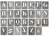 Alphabet Stencils For Wood Signs