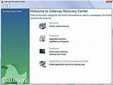 Pictures of Gateway Laptop Recovery Disk