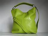 Photos of Lime Green Leather Handbag
