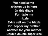 Pictures of Food Order Rap Lyrics