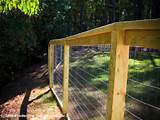 Wood Fencing With Wire Pictures