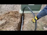 Pictures of Installing Underground Electrical Wire