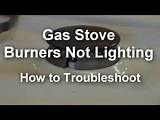Photos of Gas Stove Top Burner Will Not Light