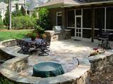 Pictures of Backyard Stone Patio Design Ideas