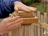 Decorative Wood Fence Posts Pictures