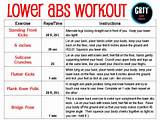 Fitness Workout List Images