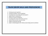 Images of Truck Driver Qualifications Resume