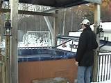 Pictures of Hot Tub Cover Automatic Lift