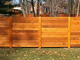 Horizontal Wood Fence Pictures