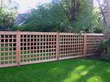 Wood Fence Lattice Images