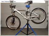 Vice Mounted Bike Repair Stand Images