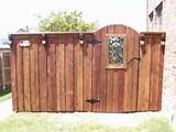 Wood Fence With Gate Photos