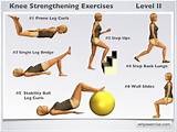 Images of Knee Exercise Programs
