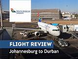 Flight Johannesburg Durban Pictures