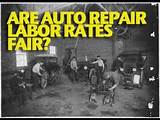 Automotive Repair Rates Images