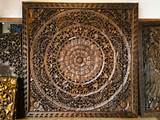 Photos of Balinese Carved Wood Panels