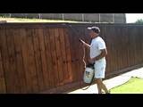 Photos of Painting A Wood Fence
