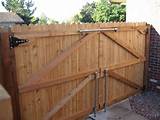 Building A Double Gate For A Wood Fence Images
