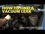 Photos of Find Small Vacuum Leak