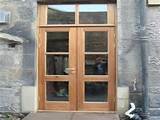 Wood French Patio Doors Exterior
